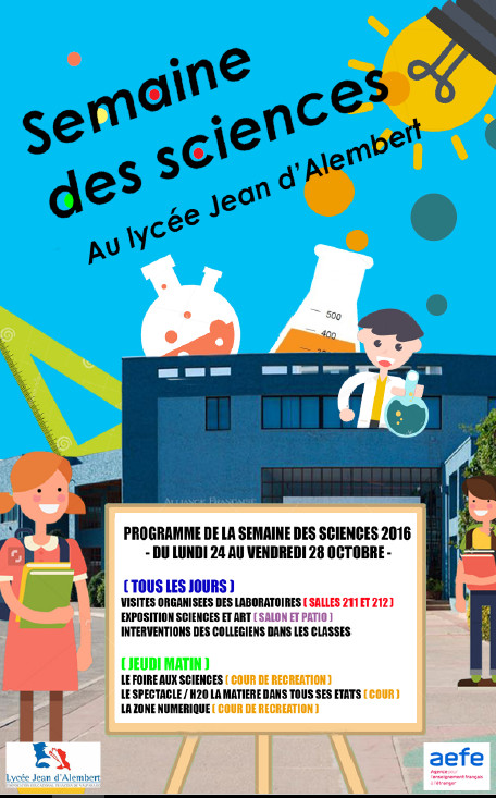 La semaine des sciences La semaine des sciences
