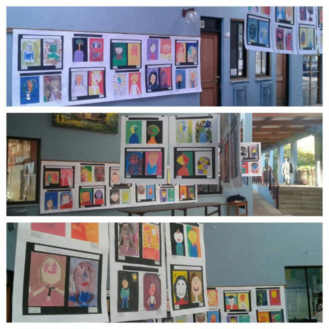 Première Exposition du Parcours Artistique au Primaire: "Portraits et Autoportraits de CE2". Première Exposition du Parcours Artistique au Primaire: "Portraits et Autoportraits de CE2".