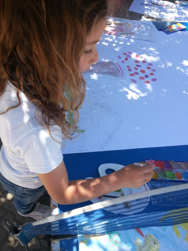 Troisième étape du projet Art du CE2 en cours... Troisième étape du projet Art du CE2 en cours...