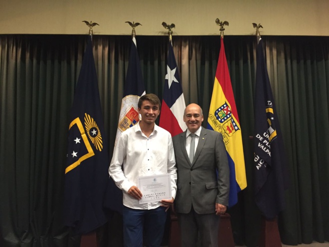 Ignacio Diaz, destaco en proceso PSU 2017, con la primera ponderación regional