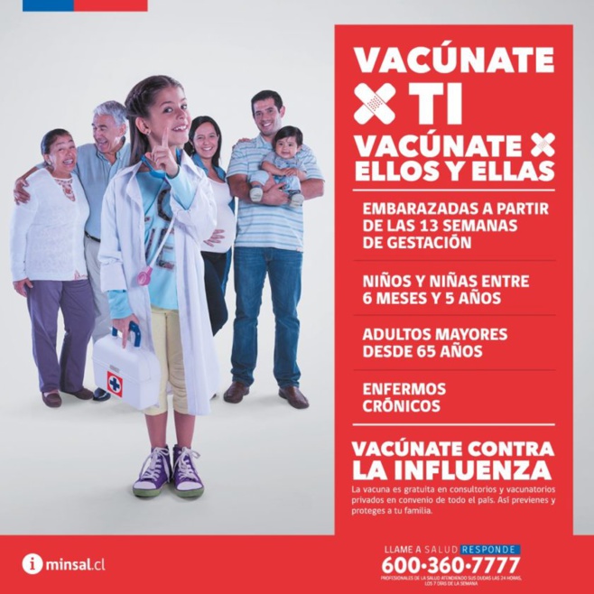 Vacunación Anti influenza - MATERNELLE 