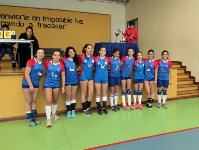 CAMPEONAS VOLEIBOL DAMAS SUB 14 - COPA SEK