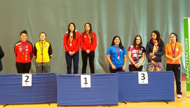 NACIONALES DE BADMINTON 2017 - ALUMNAS PREMIADAS