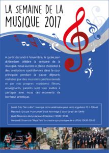 Semana de la música 2017 Semana de la música 2017