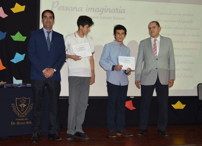 Andrés Casali recibiendo el tercer lugar Categoría Intermedia