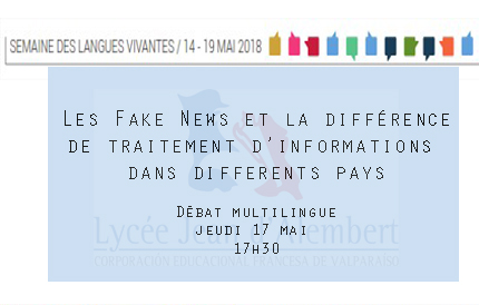 UN DÉBAT POUR LA SEMAINE DES LANGUES VIVANTES 2018