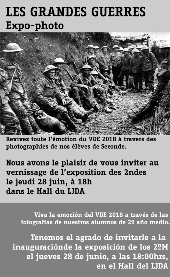 Invitación a la Exposición de nuestros 2ºM tras su VDE - 28 de junio Invitación a la Exposición de nuestros 2ºM tras su VDE - 28 de junio