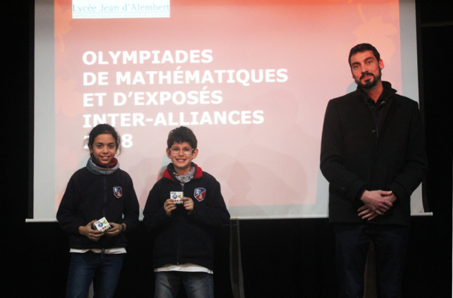 Prix remis par notre professeur Olivier Le Broch