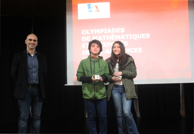 Prix remis par notre proviseur, Pierre Puget