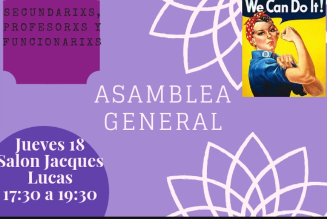 Asamblea de Mujeres #3 - jueves 18 de octubre Asamblea de Mujeres #3 - jueves 18 de octubre