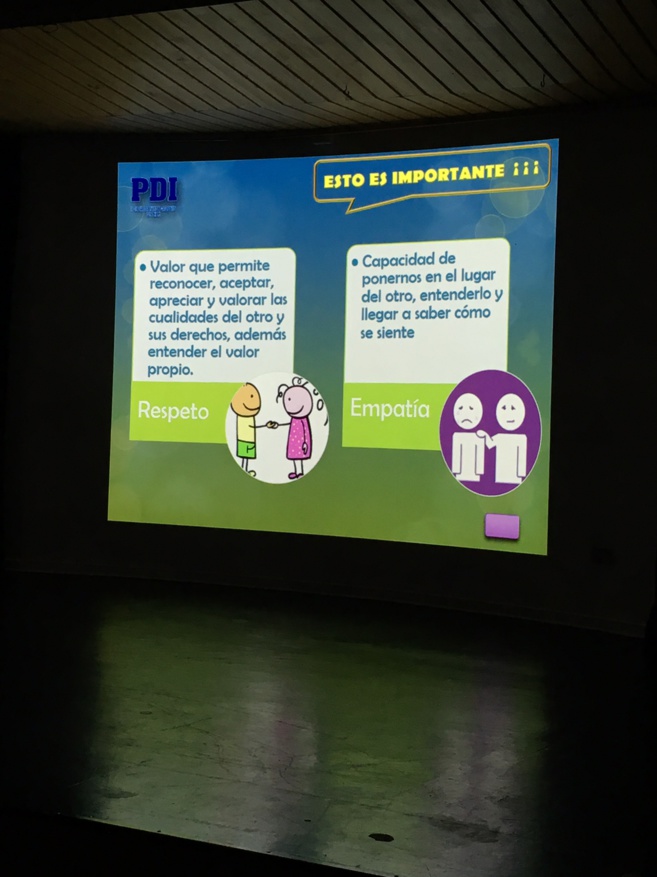 La PDI habla de Convivencia Escolar con nuestros 5ºB y nuestros 6ºB