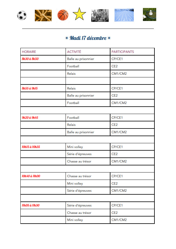 Programme des Alliances de Primaire