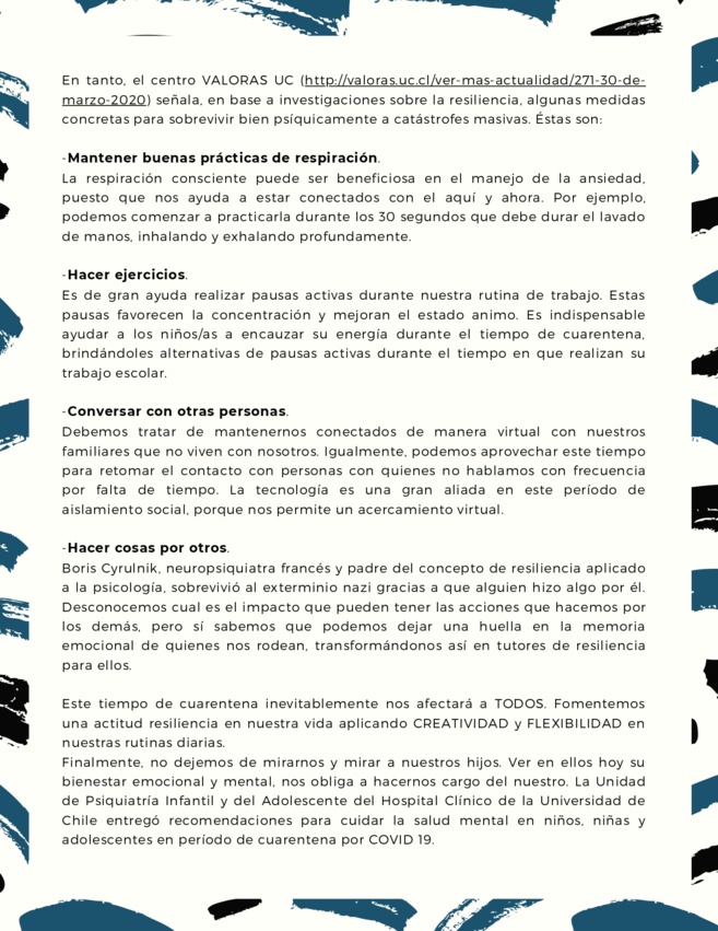 Cómo manejar la incertidumbre en tiempos de COVID-19 :Resiliencia y salud mental Cómo manejar la incertidumbre en tiempos de COVID-19 :Resiliencia y salud mental
