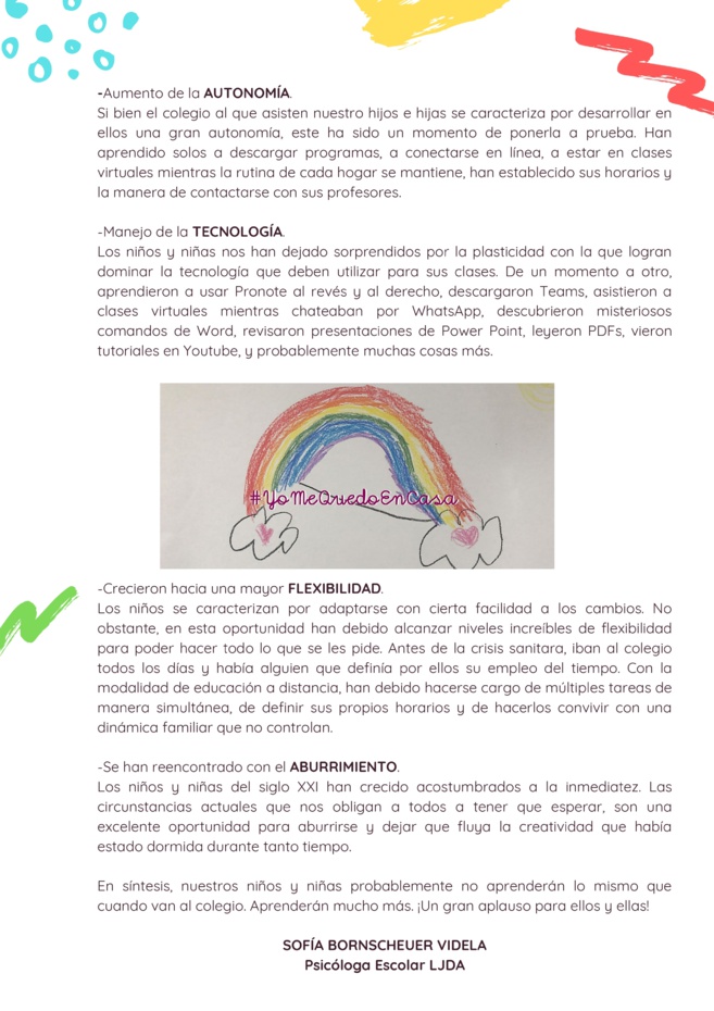 Qué aprenderán nuestros alumnos/as después de la crisis sanitaria?