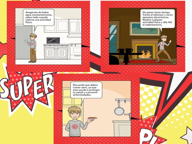 Comics Saluda física Comics Saluda física