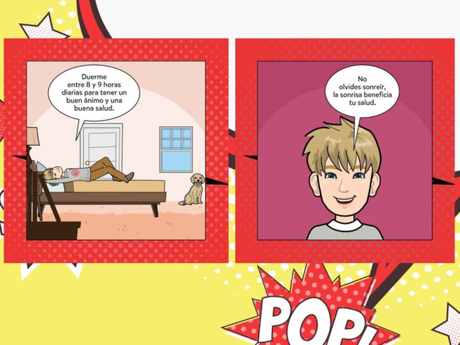 Comics Saluda física Comics Saluda física