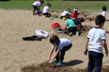 Sculptures de sable en CP