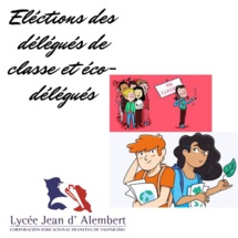 Elections des délégués de classe et des éco-délégués du 3 au 6 avril 2023 Elections des délégués de classe et des éco-délégués du 3 au 6 avril 2023