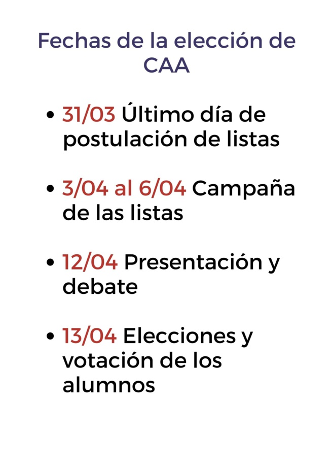 Élections CAA 2023 - Appel à candidatures Élections CAA 2023 - Appel à candidatures