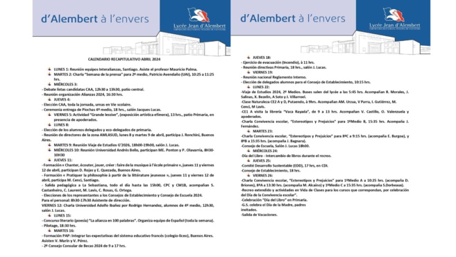 Journal de bord - Bitacoras 