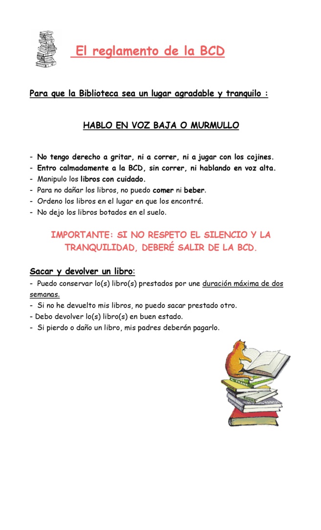 Le Règlement de la BCD Le Règlement de la BCD