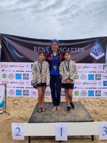 Les élèves Julieta Ríos, Matilde Huerta et Eloísa Huerta, Championnes au 1er tournoi Scolaire de Beach Tennis Les élèves Julieta Ríos, Matilde Huerta et Eloísa Huerta, Championnes au 1er tournoi Scolaire de Beach Tennis