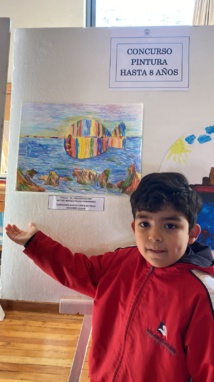 Matías Rojas Fernández, élève de CP, deuxième prix du concours de peinture et de photographie numériques "Mes del Mar " Matías Rojas Fernández, élève de CP, deuxième prix du concours de peinture et de photographie numériques "Mes del Mar "