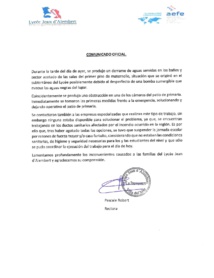 Communiqué officiel 8 mars 2024
