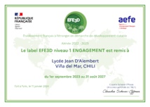 LJDA obtient la labellisation EFE3D