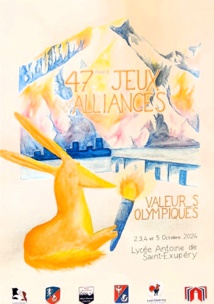 Concours d'Affiches Inter-alliances - Amanda Catalán, 2de B remporte le 3ème prix
