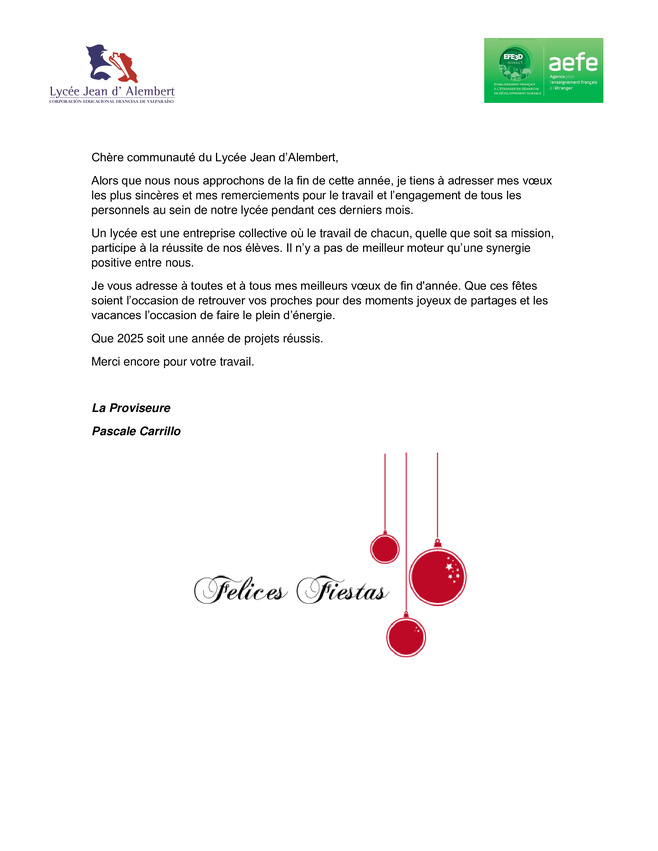 Joyeuses Fêtes ! Joyeuses Fêtes !