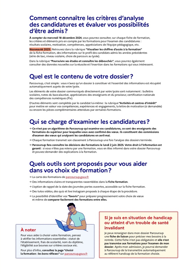 Parcoursup 2025 Parcoursup 2025