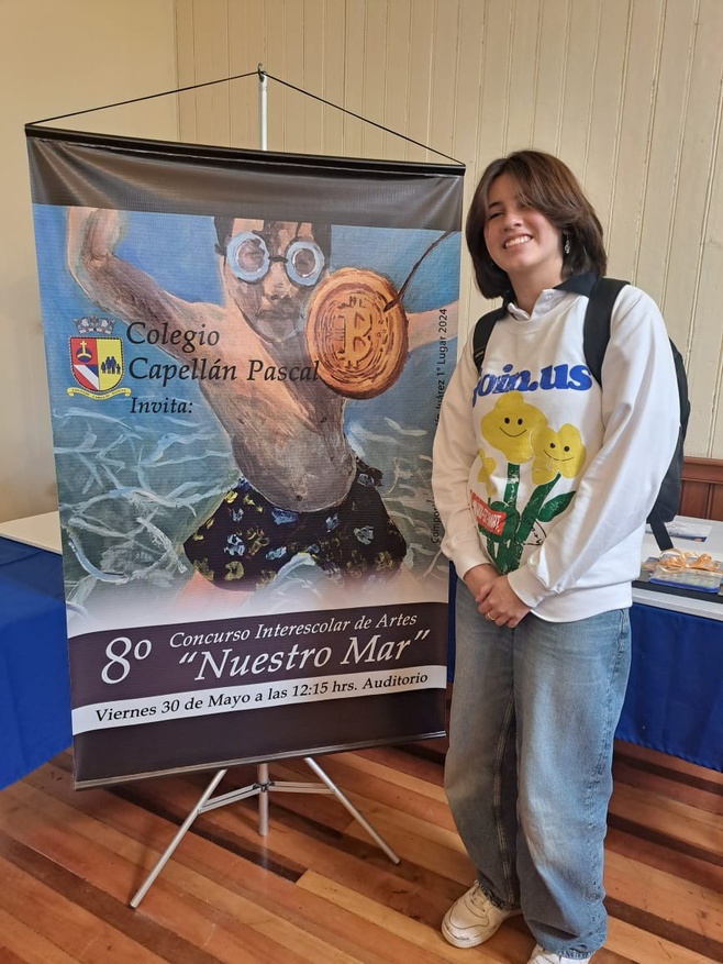 Claire Liabeuf, 5ème C, a participé au concours « Nuestro Mar » organisé par lycée Capellán Pascal Claire Liabeuf, 5ème C, a participé au concours « Nuestro Mar » organisé par lycée Capellán Pascal