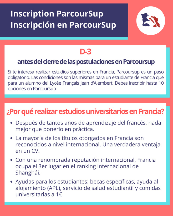 Inscription à ParcourSup 2026