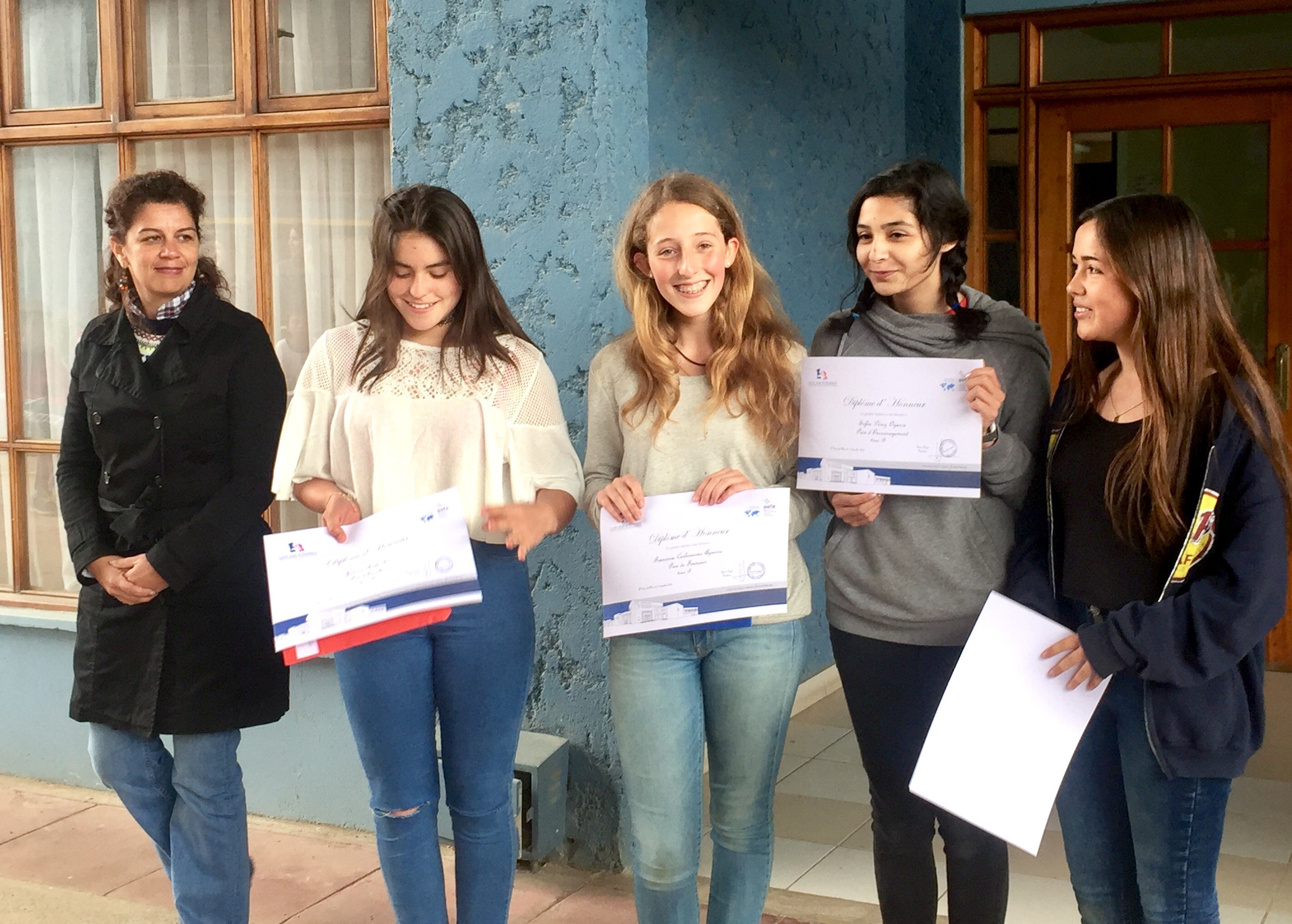 PREMIADOS AÑO 2016: CEREMONIA DE CLAUSURA COLLEGE Y LYCEE