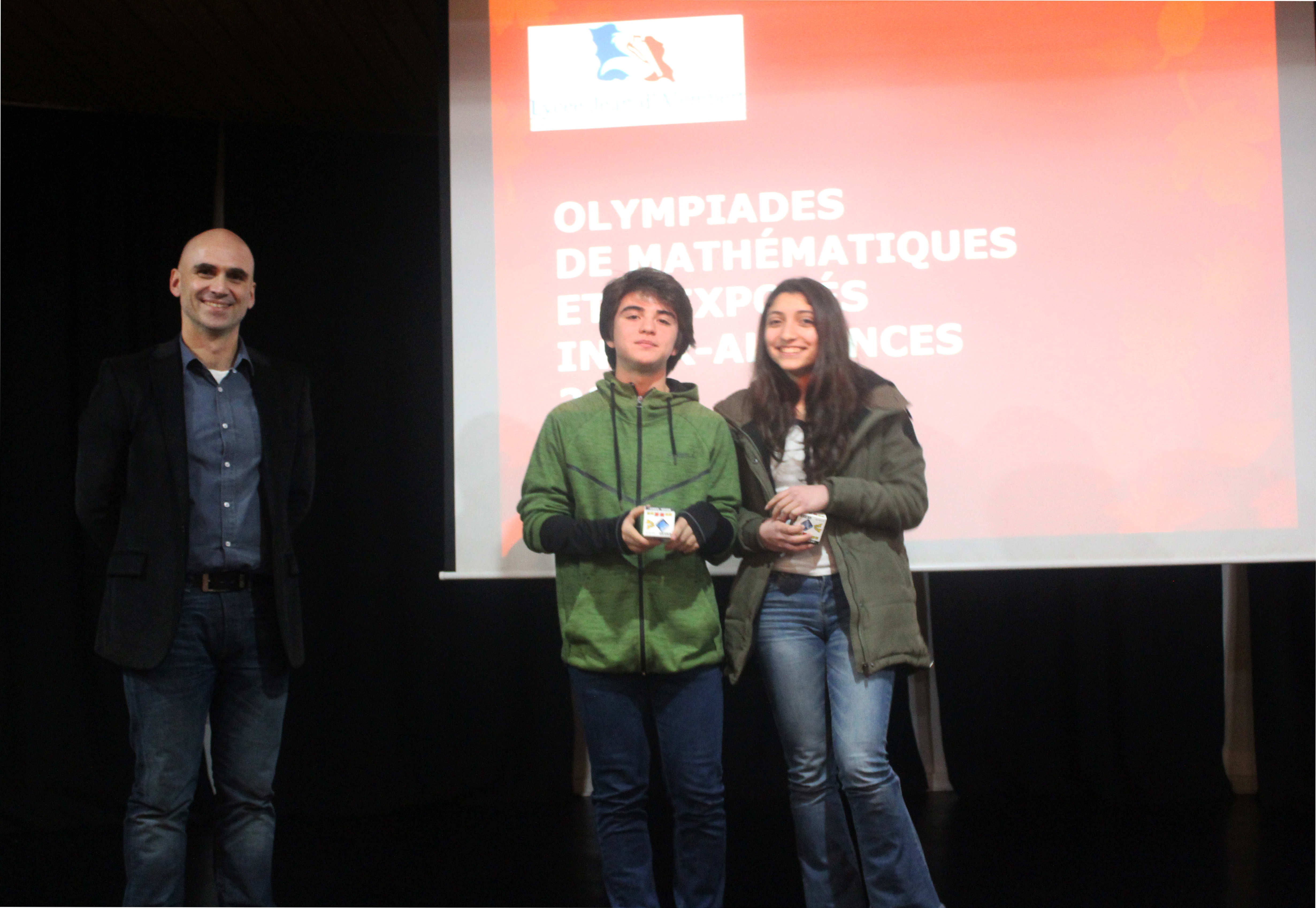 Prix remis par notre proviseur, Pierre Puget
