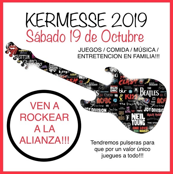 Kermesse 2019: Ven a rockear a la Alianza!