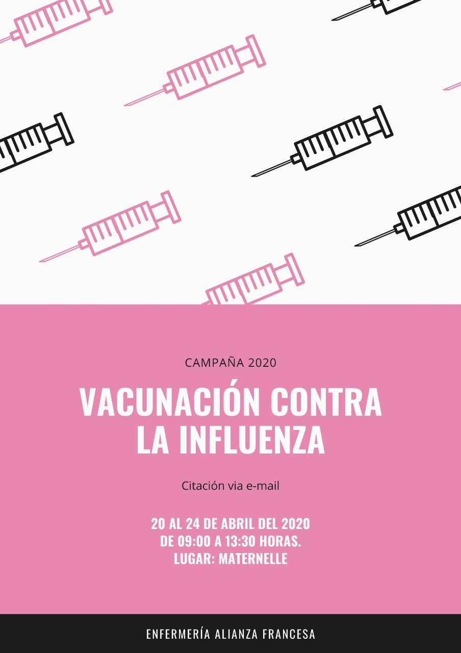 Campaña de vacunación contra la influenza