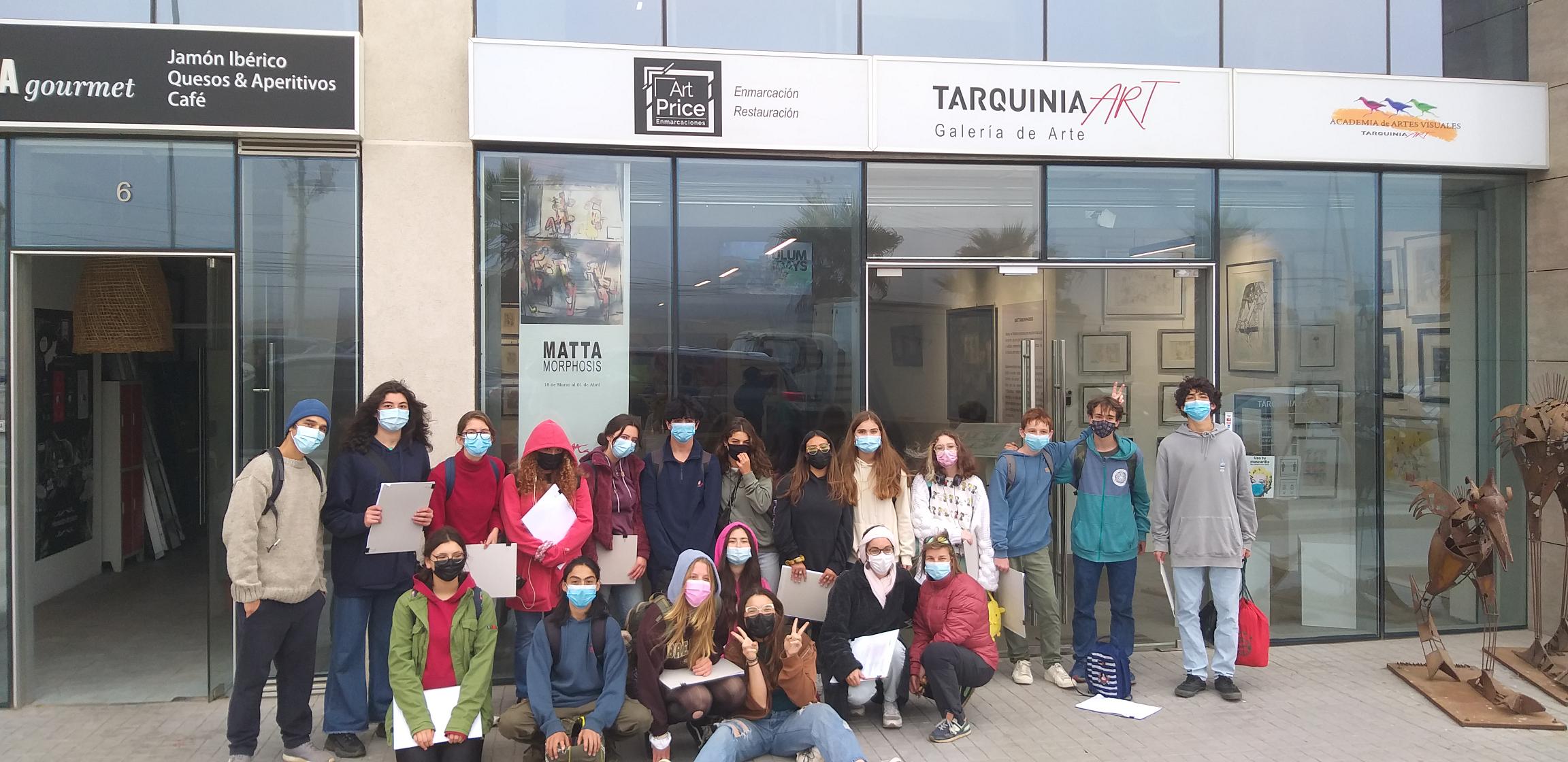 Visite à la galerie d'art Tarquinia
