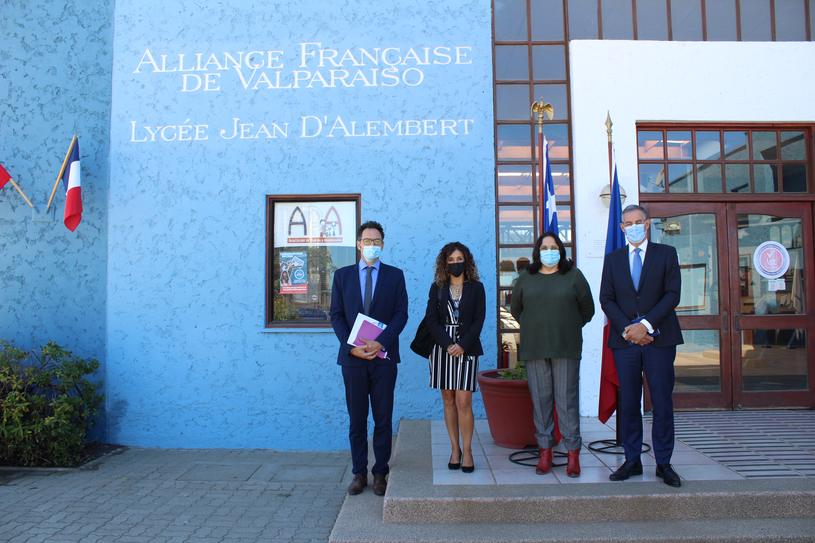 Visite de l'Ambassadeur de la France au Chile M. Pascal Teixeira da Silva