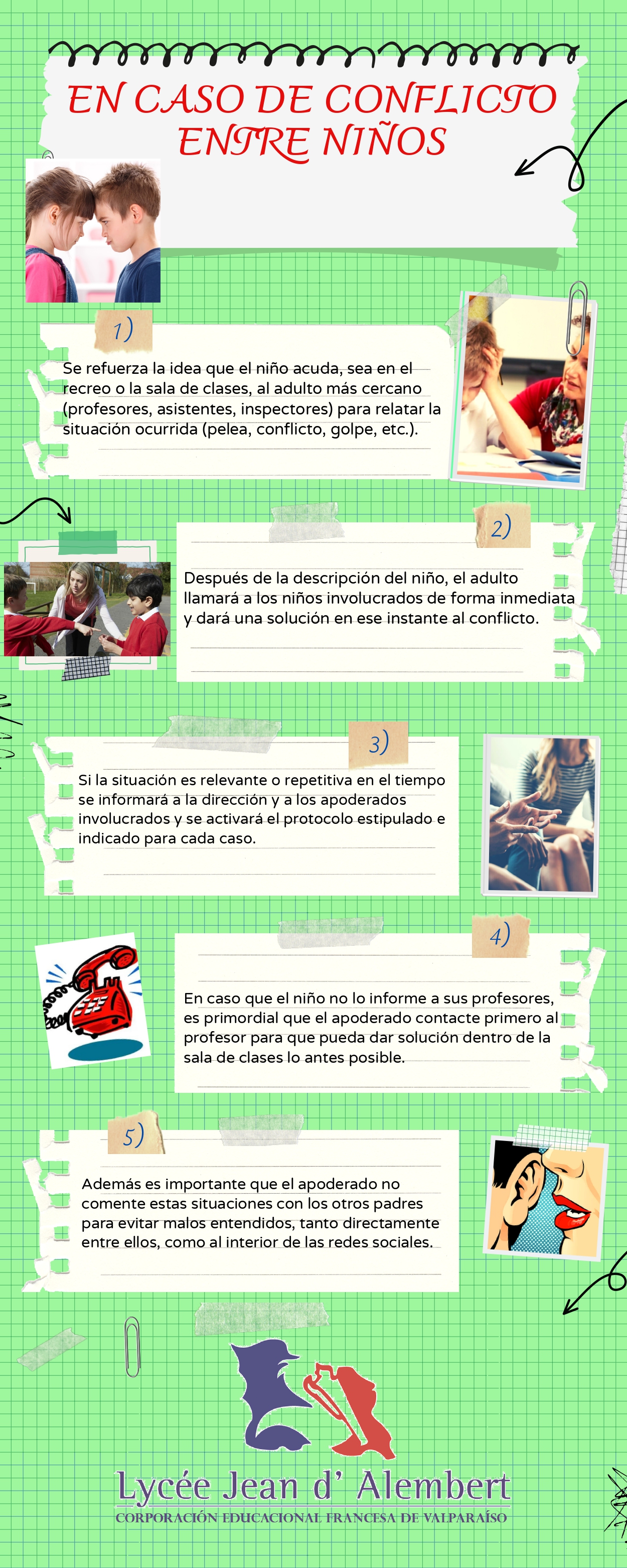 En cas de conflit entre élèves