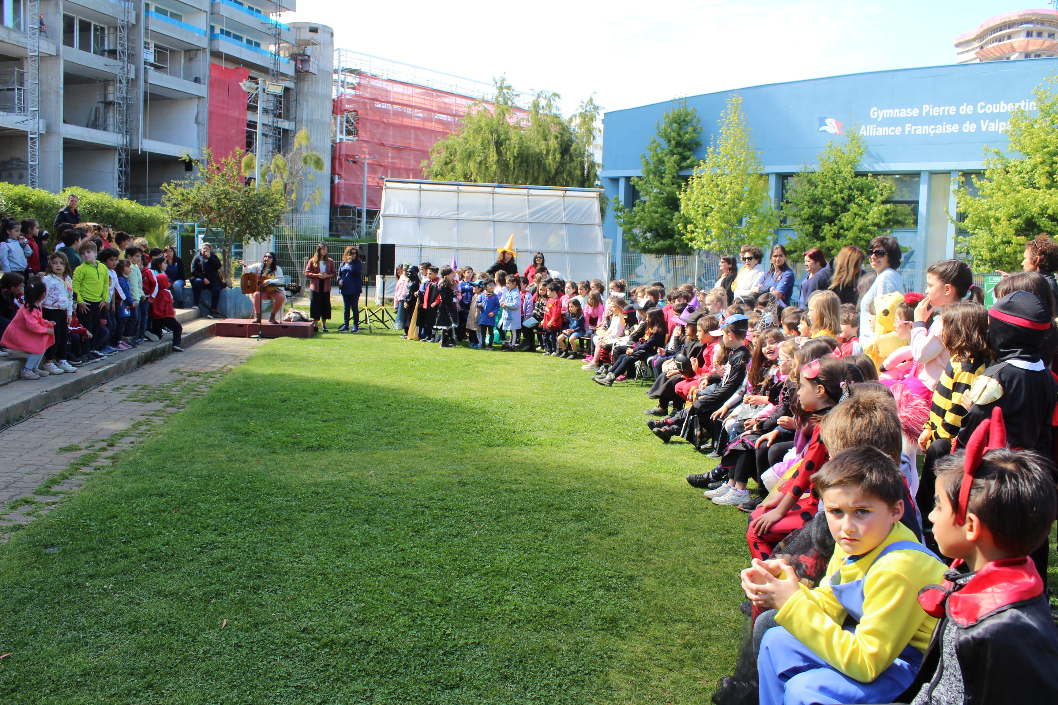 Spectacle musical de l'école maternelle.