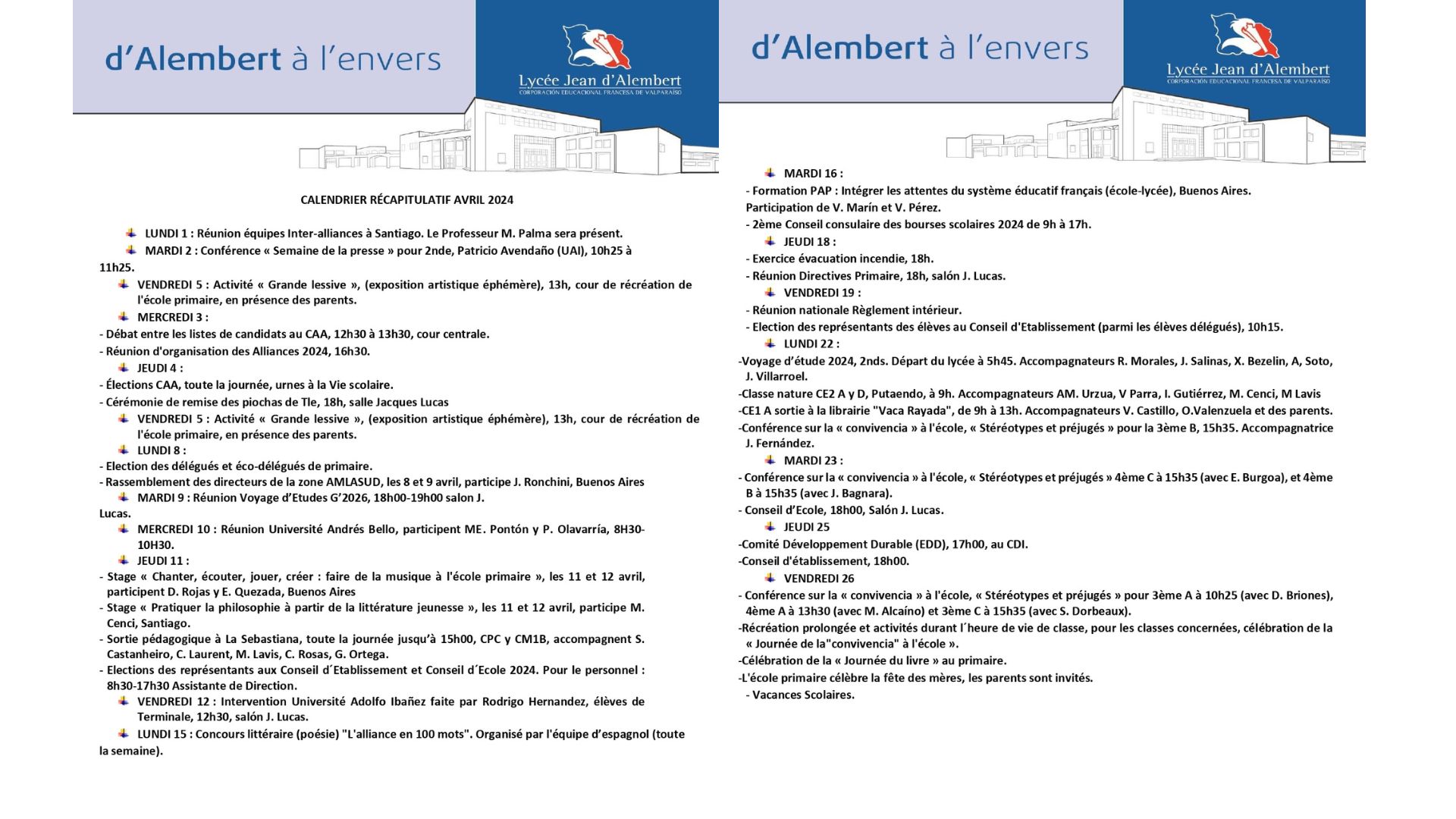 Journal de bord - Bitacoras 