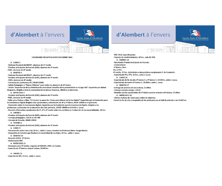 Journal de bord - Bitacoras 