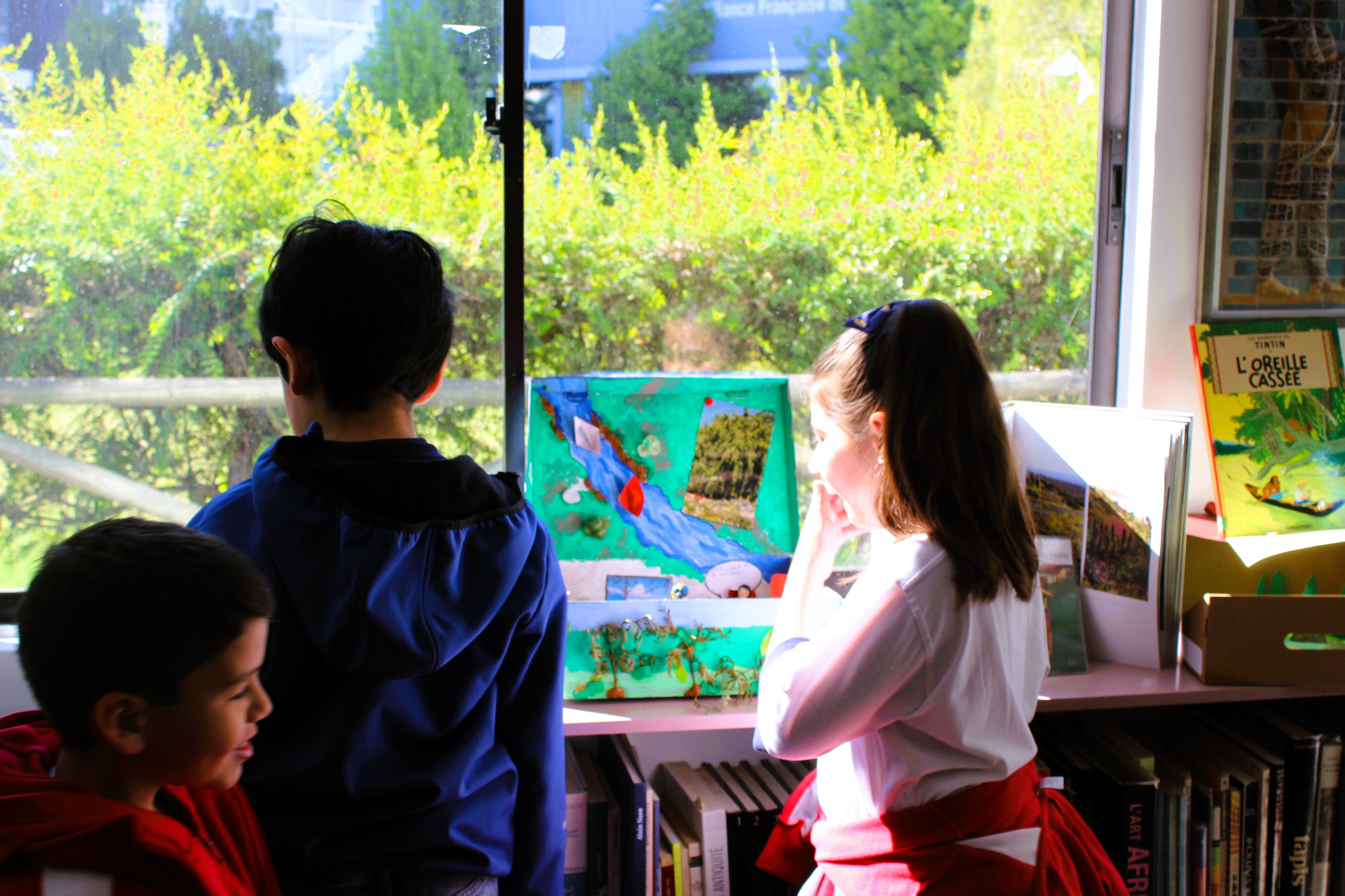 Exposition " Boites de Lectures" au CDI