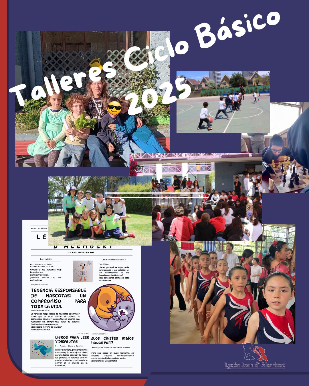 Inscripción Talleres extraprogramáticos 2025 Ciclo Primario (Maternelle y Élémentaire)