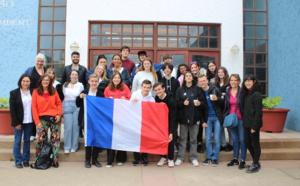 Visite des élèves du Lycée Gérard de Nerval, Soissons, France