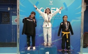 Rafaela Cádiz, élève de 5ème A, remporte l'or au tournoi national de BJJ