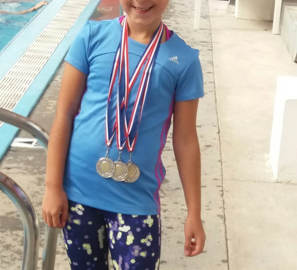 ALUMNA PAULINA GONZÁLEZ SÁNCHEZ : SEGUNDO LUGAR EN LA COPA ADECOP DE NATACIÓN