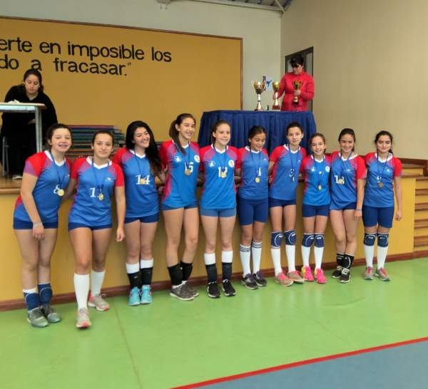CAMPEONAS VOLEIBOL DAMAS SUB 14 - COPA SEK